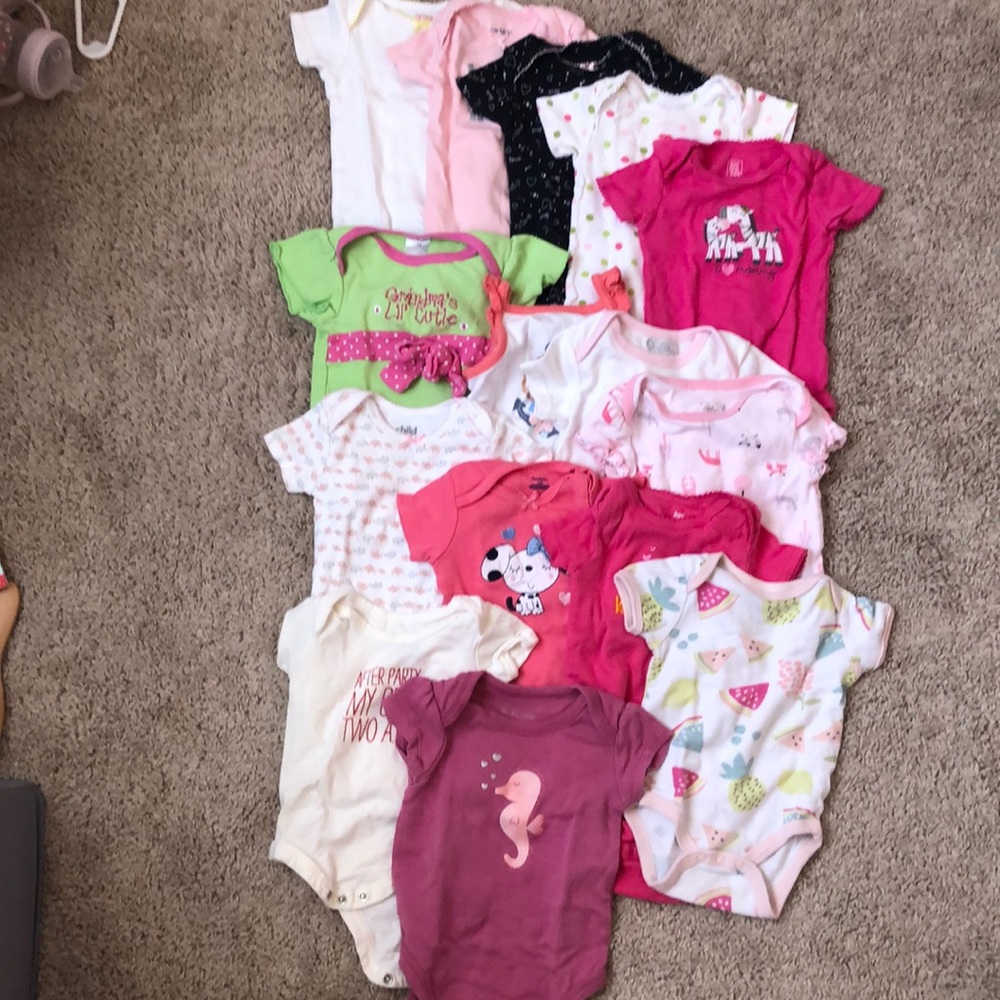 Baby girl onsies